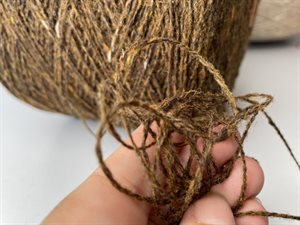 Yell shetlandsuld 2 trådet - smuk mocha tweed, 100 g